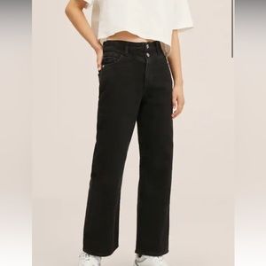 Mango Teen black straight jean